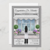 Doctor Medical Afstuderen Uitnodiging (Voorkant / Achterkant)