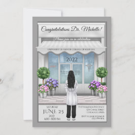 Doctor Medical Afstuderen Uitnodiging