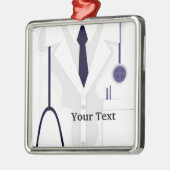 Doctor Medical Lab Coat Uniform Premium Ornament (Links)