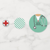 Doctor Medical School Afstuderen Confetti (Achterkanten)