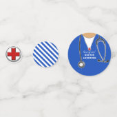 Doctor Medical School Afstuderen Confetti (Achterkanten)