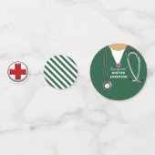 Doctor Medical School Afstuderen Confetti (Achterkanten)