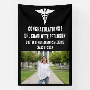 Doctor Medical School Afstuderen Foto Spandoek