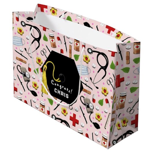 Doctor Medical School Afstuderen Groot Cadeauzakje (Achterkant Gekanteld)