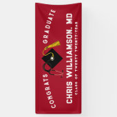 Doctor Medical School Afstuderen Spandoek (Verticaal)