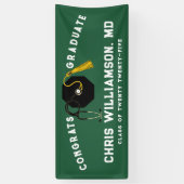 Doctor Medical School Afstuderen Spandoek (Verticaal)