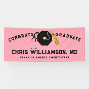 Doctor Medical School Afstuderen Spandoek