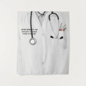 Doctor Medical School Graduation Party Wandkleed (Voorkant)