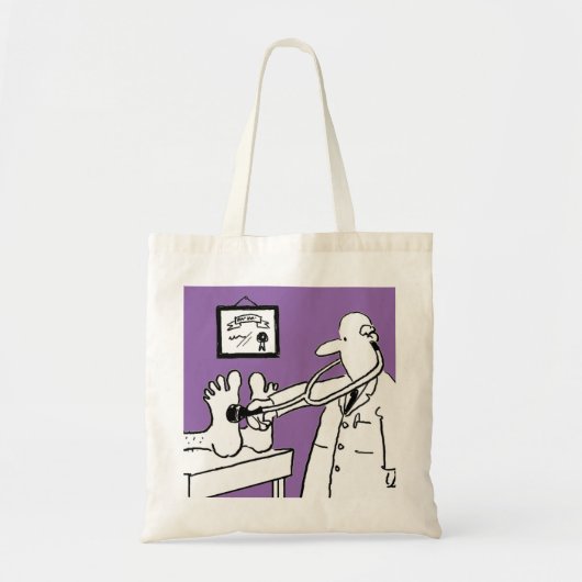 Doctor met Stethoscoop controlefunctie Tote Bag (Voorkant)