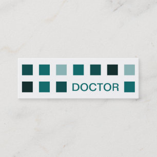 DOCTOR (moskeesvierkantjes) Mini Visitekaartje