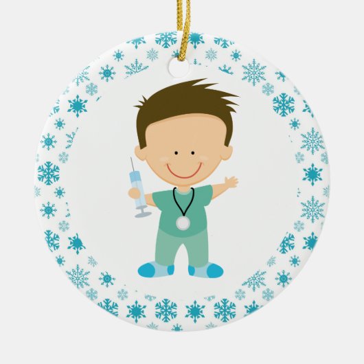 Doctor Nurse Intern Funny Medical Ornament Gift (Voorkant)