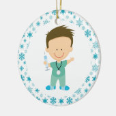 Doctor Nurse Intern Funny Medical Ornament Gift (Links)