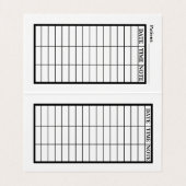 Doctor Obstetricien-Gynaecologen Benoemingskaart Visitekaartjes (Binnenkant ongevouwen)