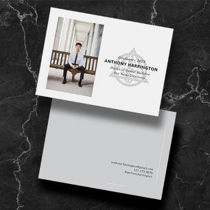 Doctor of Denistry Black Grey Aankondiging