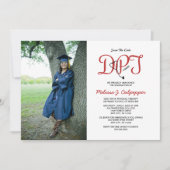 Doctor of Physical Therapy foto afstuderen Kaart (Voorkant)