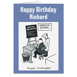 Doctor op de Medische School die een recept schrij