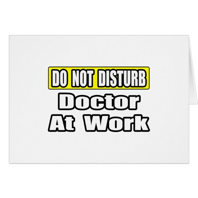 Doctor op het werk (Voorkant Horizontaal)