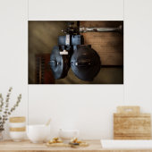 Doctor - Optometrie - een oude folopter Poster (Keuken)
