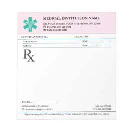 Doctor Prescription Medical RX Pad – Security Rose Notitieblok