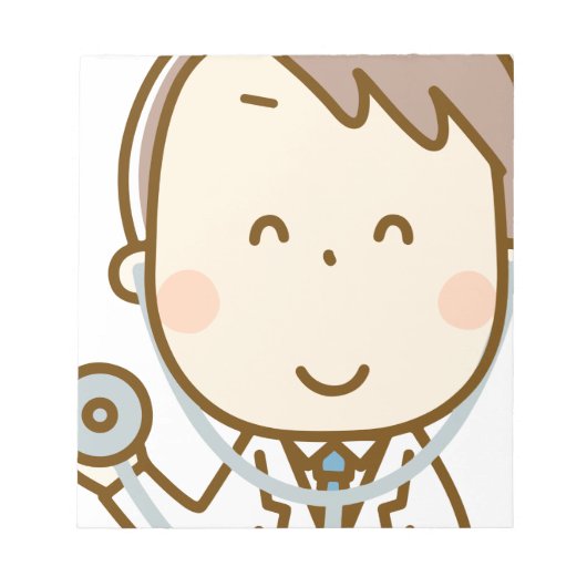 Doctor Stethoscoop Notitieblok (Voorkant)