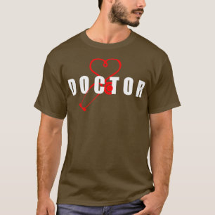 Doctor Stethoscope Heart Love Funny Gift Idee 9 T-shirt