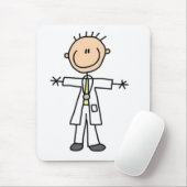 Doctor Stick Figuur Muismat (Met muis)