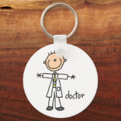 Doctor Stick Figuur Sleutelhanger (Voorkant)
