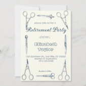 Doctor  Surgeon nurse retirement invitation (Devant)