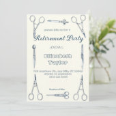 Doctor  Surgeon nurse retirement invitation (Debout devant)
