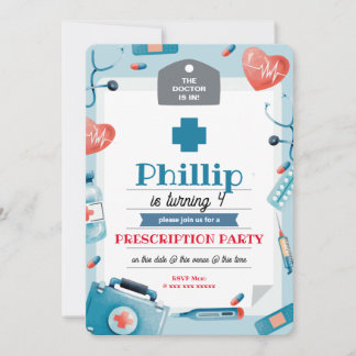 Doctor uitnodiging voor kinderen