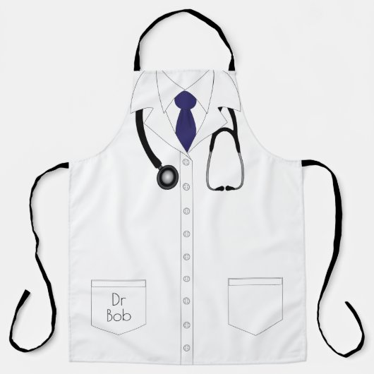 Doctor Uniform met Stethoscoop Nieuwheid Schort (Voorkant)