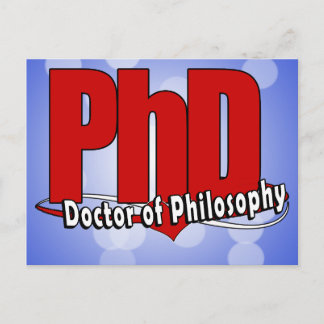 DOCTOR van het Doctoraat van het LOGO de GROTE Briefkaart
