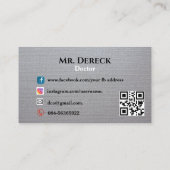 Doctor Visitekaartje (Achterkant)