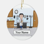 Doctor - Vrouw Keramisch Ornament (Links)