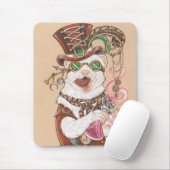 Doctor Weaselhoffer Ferret Mousepad Design Muismat (Met muis)