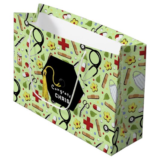 Doctoraatsdiploma Groot Cadeauzakje (Voorkant Gekanteld)