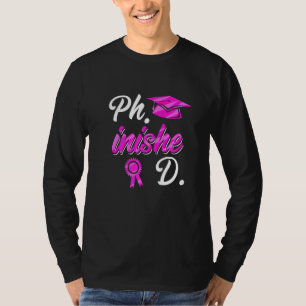 Doctoraatsthesis klaar Dissertatie Disruptie Pro T-shirt