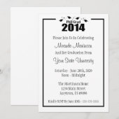 Doctorat - Invitation de doctorat de 2014 (Casquet (Devant / Derrière)