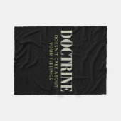 Doctrine Doesn't Care About Your Feelings Christia Fleece Deken (Voorkant (Horizontaal))