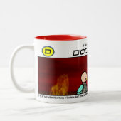 Doctrine-Man "Great Satan" koffie-Mok Tweekleurige Koffiemok (Links)