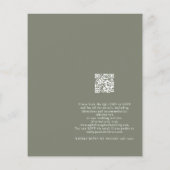 DOCUMENT Eenvoudige Wijze QR Code Boheemse Huwelij Flyer (Achterkant)