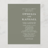 DOCUMENT Eenvoudige Wijze QR Code Boheemse Huwelij Flyer (Voorkant)