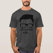 Document en rapport!!! t-shirt (Voorkant)