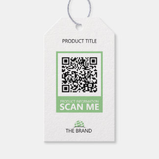 Document Hang Label met QR-Code voor Producten Cadeaulabel