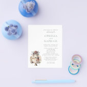 DOCUMENT QR Code Boheemse Huwelijkstaart Blauw Uit Flyer (Enkel)