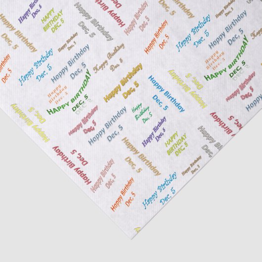 Document van 5 februari tissuepapier (Detail)