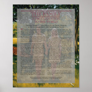 Document van de "Familie" schilderreeks Poster