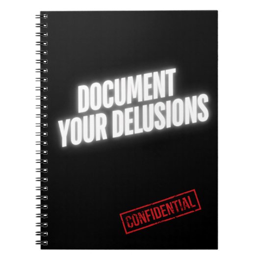 Document Your Delusions – Inner Archive Notitieboek (Voorkant)