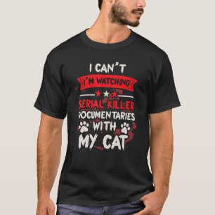 Documentaires Seriemoordenaar Kat Halloween Film L T-shirt
