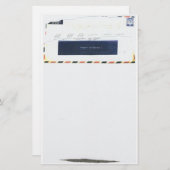 Documentatie voor luchtposttests briefpapier (Voorkant / Achterkant)